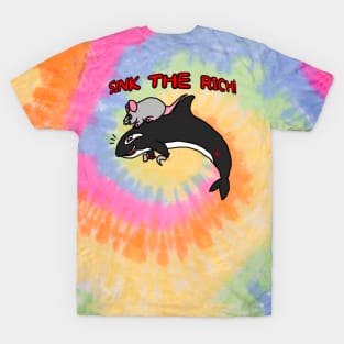 Sink the Rich! (Full Color Version) T-Shirt